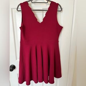 Boohoo red dress (US 14)